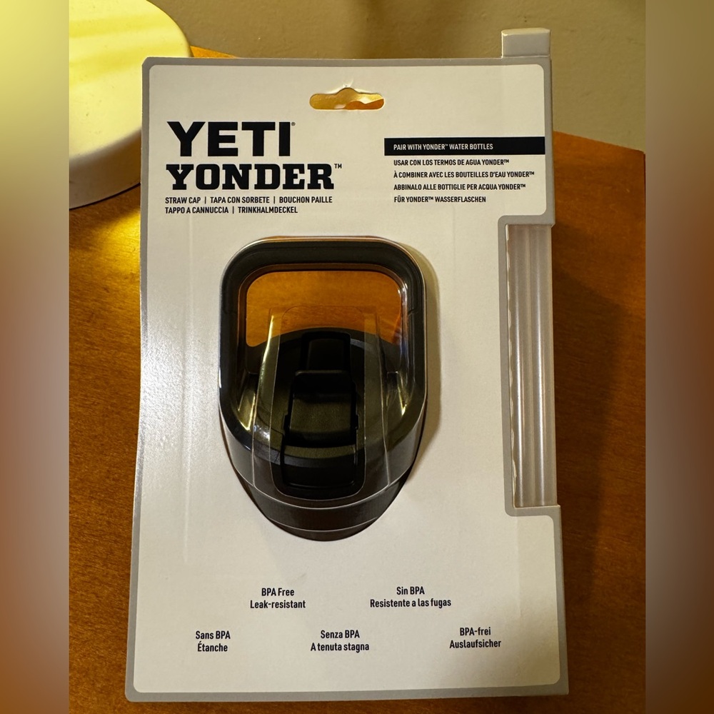 YETI Yonder Black Straw Cap